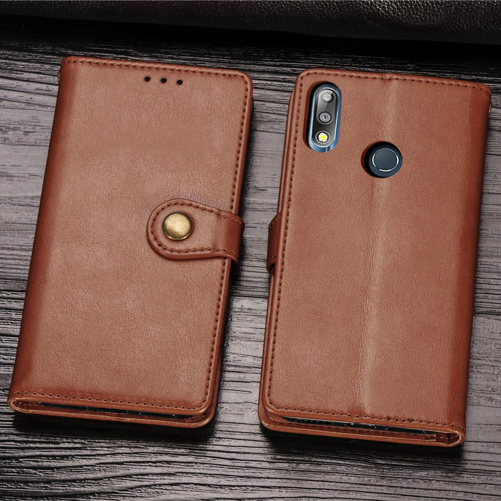 Для ASUS ZenFone Max Pro M2 ZB631KL чехол-кошелек из искусственной кожи чехол для телефона
