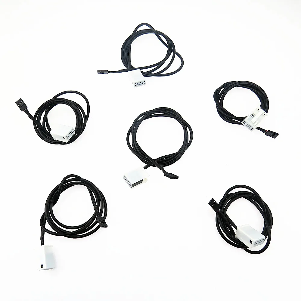 SCJYRXS AUX переключатель адаптер USB Соединительный кабель жгут проводов для Golf MK5 MK6 5