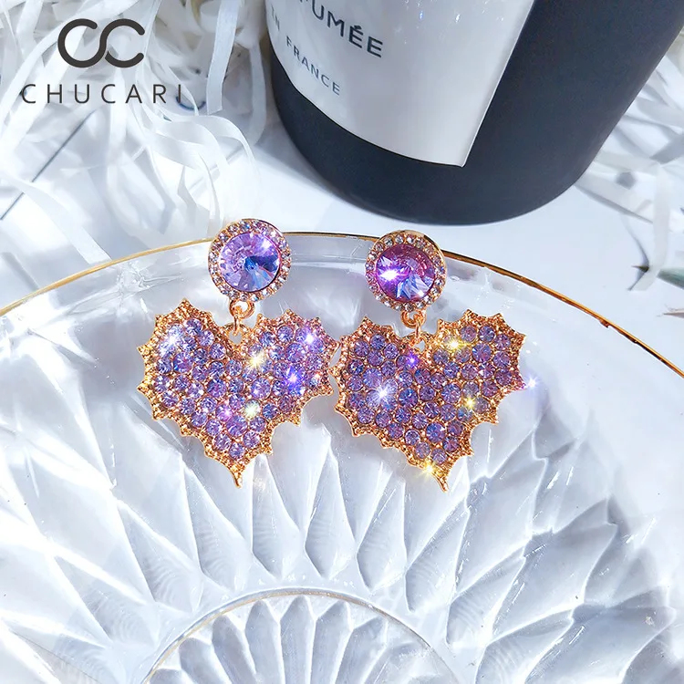 Новые модные серьги подвески CHUCARI из серебра 2019 пробы в Корейском стиле с