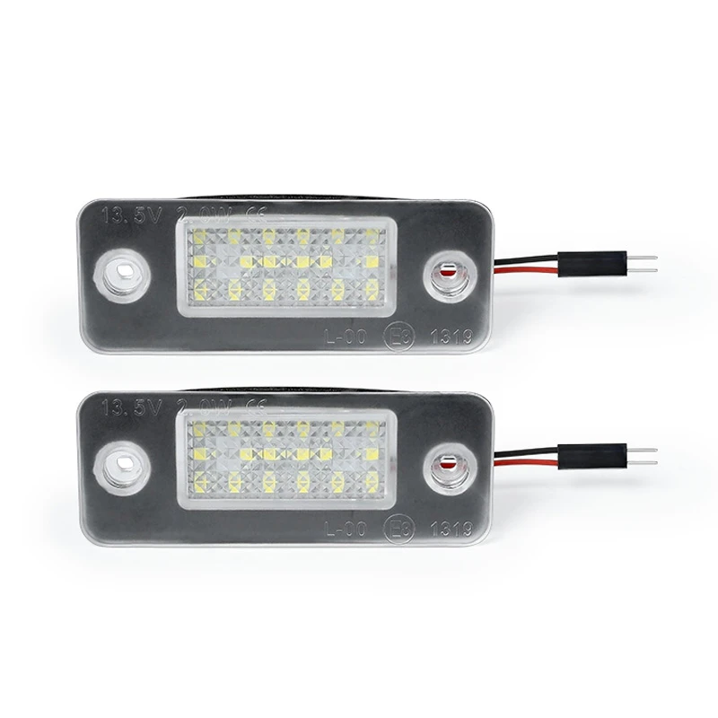 2x Error Free LED number License Plate reflector Lights For Audi A8 D3 2002-2010 2x Error Free LED number License Plate reflector Lights For Audi A8 D3 2002-2010
