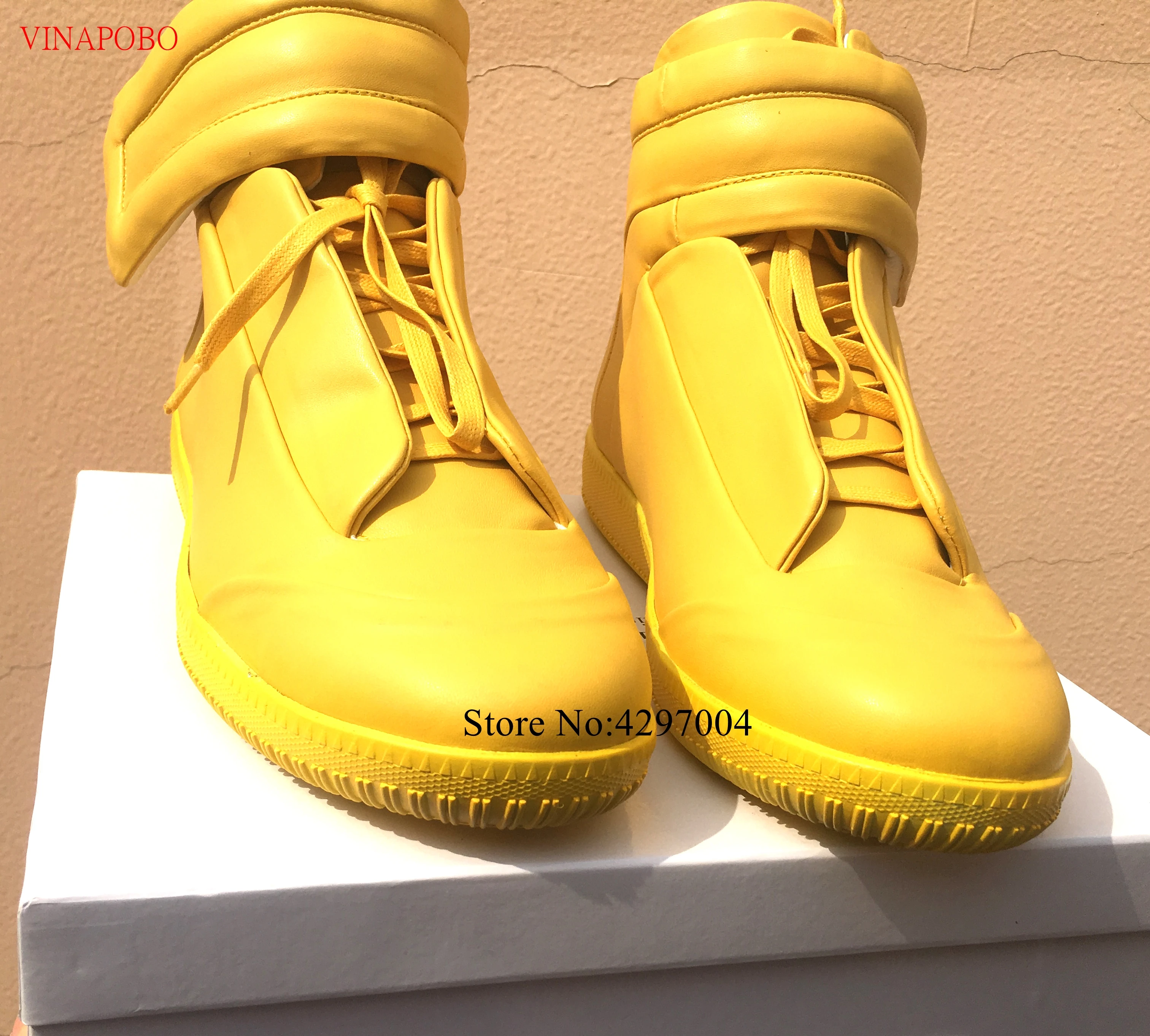 Mens Casual Shoes Hook& Loop Celebrity Men Fashion Sneakers Shoes Lace Up High Top Male Leisure Shoes Spring Autumn Size 38-46
