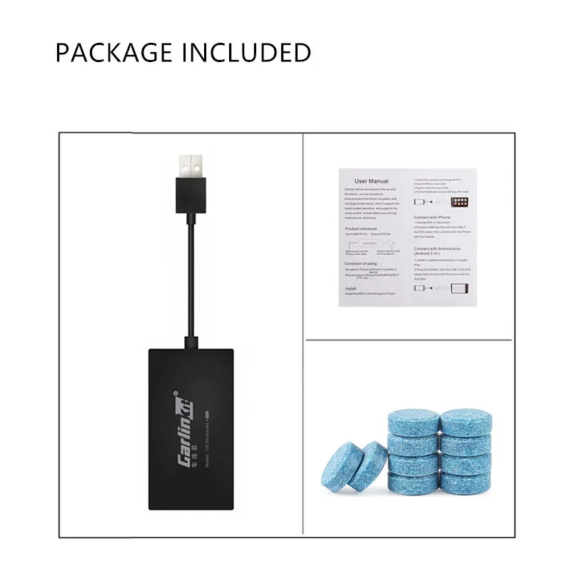 Wireless Smart Link Apple CarPlay Dongle For Android Navigation Player Mini USB Car play Stick With Android Auto Mirror Link