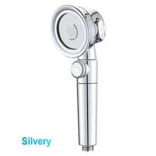  Pressurized Shower Head High Pressure Water Saving Perforated Free Bracket Hose Adjustable Bathroom Accessories Shower Set 