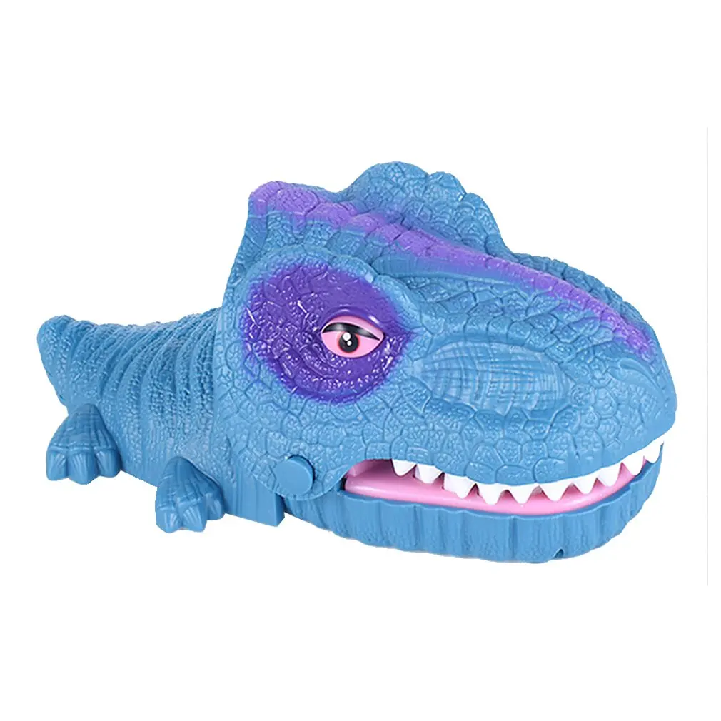 2019 NEW Crazy Dinosaur LED Teeth Game Toy Parent-child Interactive Game Biting Finger Toy Dinosaur Shape Spoof Sound