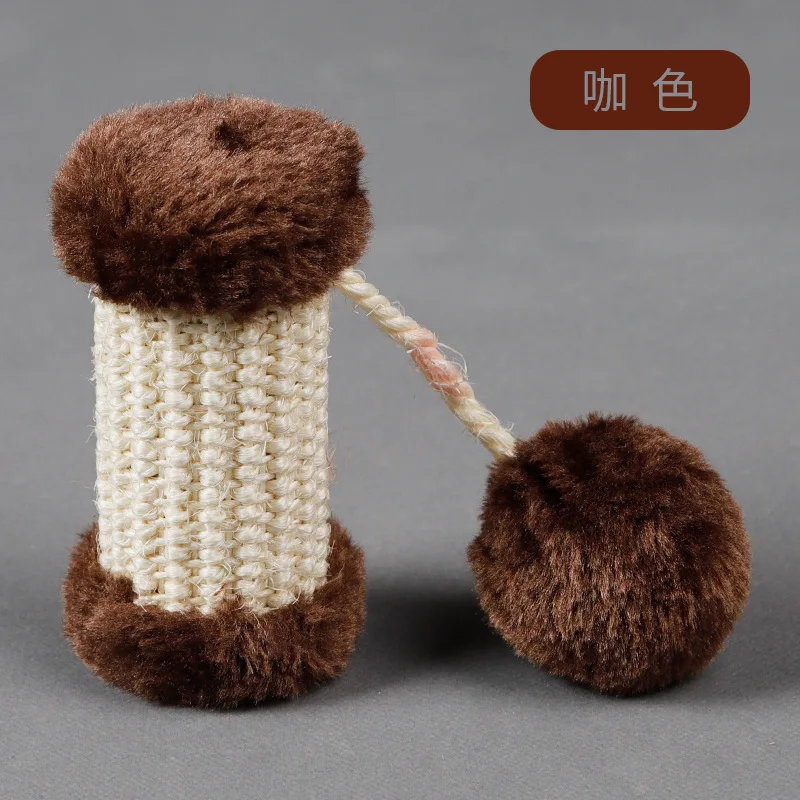 毛绒剑麻带铃铛手雷13