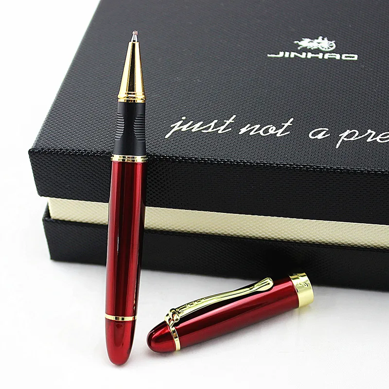 JINHAO X450 металлическая шариковая ручка, роскошная Шариковая ручка для бизнес-подарков, канцелярские принадлежности для офиса, школы, материал, канцелярские принадлежности