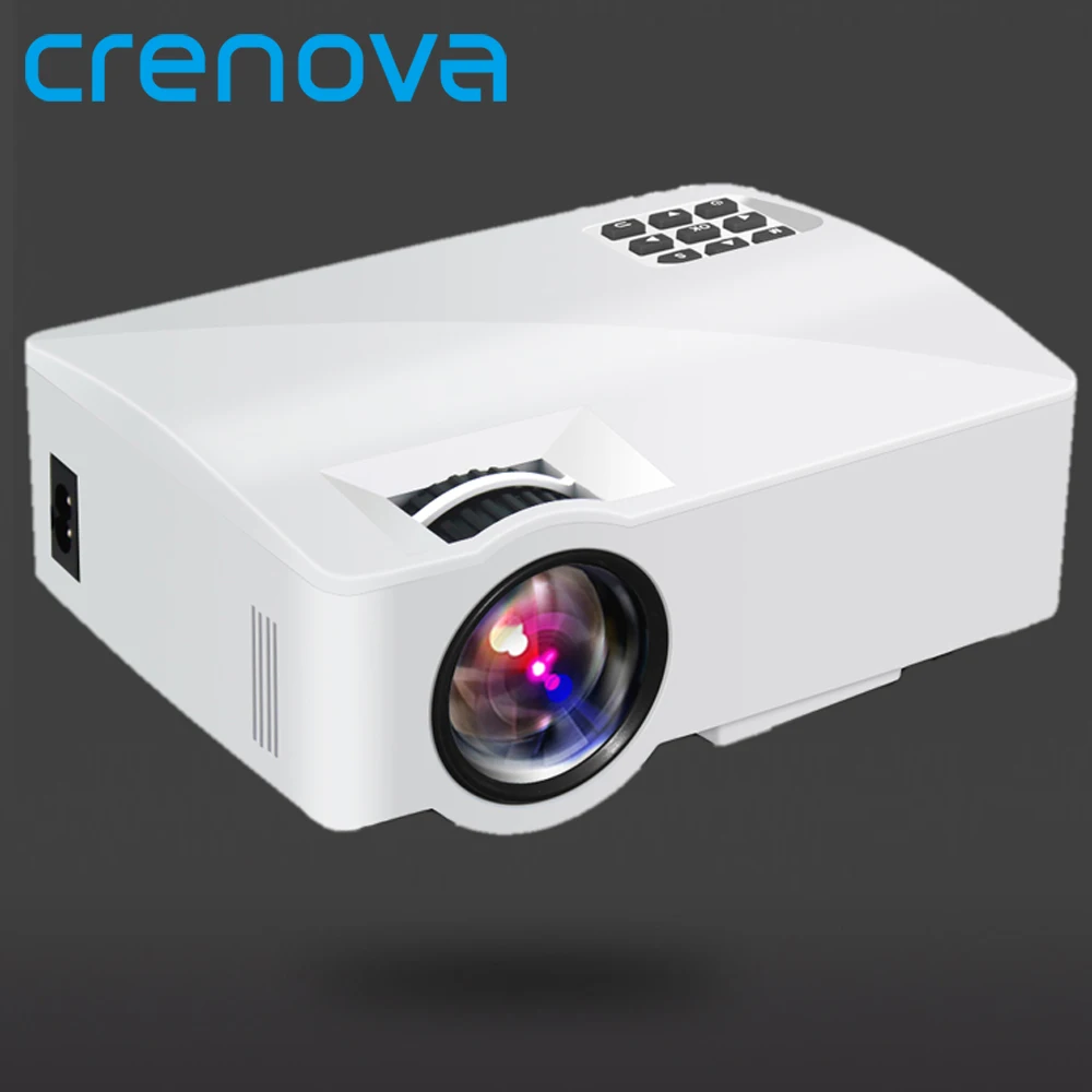 CRENOVA видео проектор с ОС Android 6,0 для смартфона домашнего кинотеатра видео проектор Bluetooth wifi Проектор