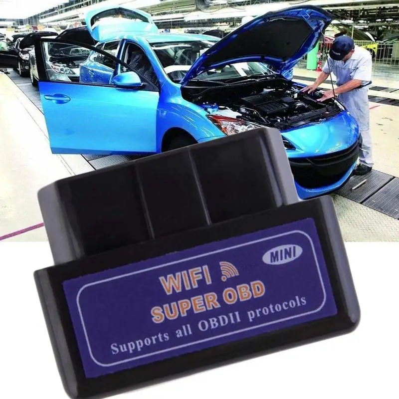 Автомобильный диагностический сканер ELM327 Wi-Fi OBD2 детектор считывание четких кодов неисправностей отображение тока Датчик данных Автомобильный сканер неисправностей