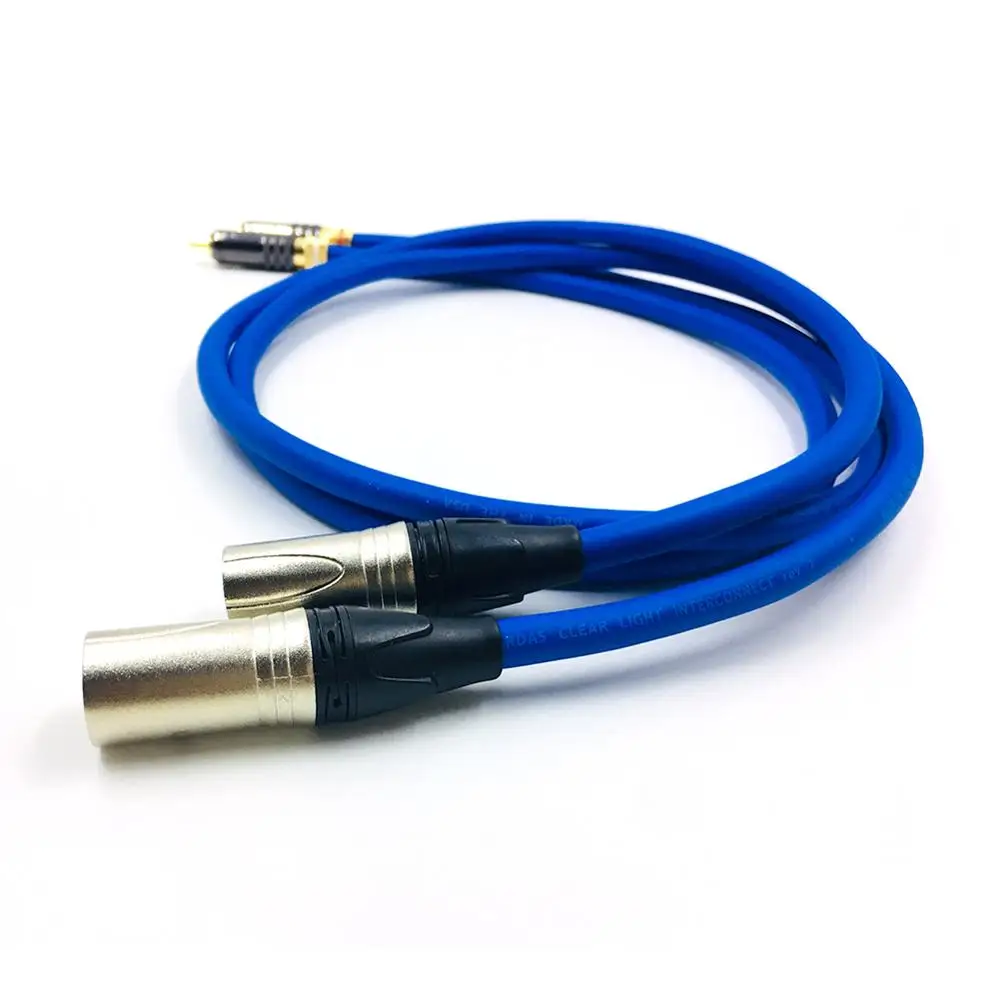 Бесплатная доставка Cardas 2RCA штекер двойной XLR интерконнектора кабеля со