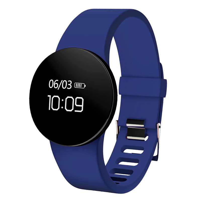 SANDA Модные мужские/женские повседневные спортивные часы шагомер Водонепроницаемые умные цифровые наручные часы с сенсорным экраном монитор СВЕТОДИОДНЫЙ SD3 - Цвет: Blue