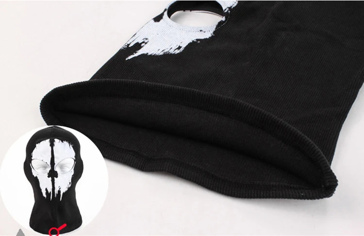 Стиль Duty 6 Ghost Mask CS повязка на голову осень и зима Открытый Велоспорт маска Пылезащитная шарф со скелетом