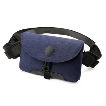 

Man Waist Fanny Pack USB Charging Port Belt Nylon Pouch Travel Shoulder Bag