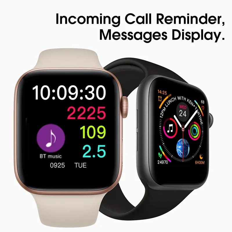 

IWO 8 W54 Smart watch 44mm Series 4 case 1:1 Bluetooth Smartwatch Ecg watches for ios android fast ship for dropshipping