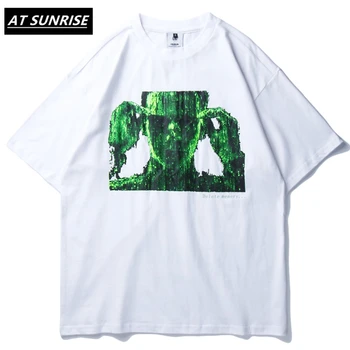 

2020 Men Hip Hop T Shirt Japanese Harajuku T-Shirt Streetwear Summer Tops Tees Cotton Tshirt Oversized Hip Hop Black white tops