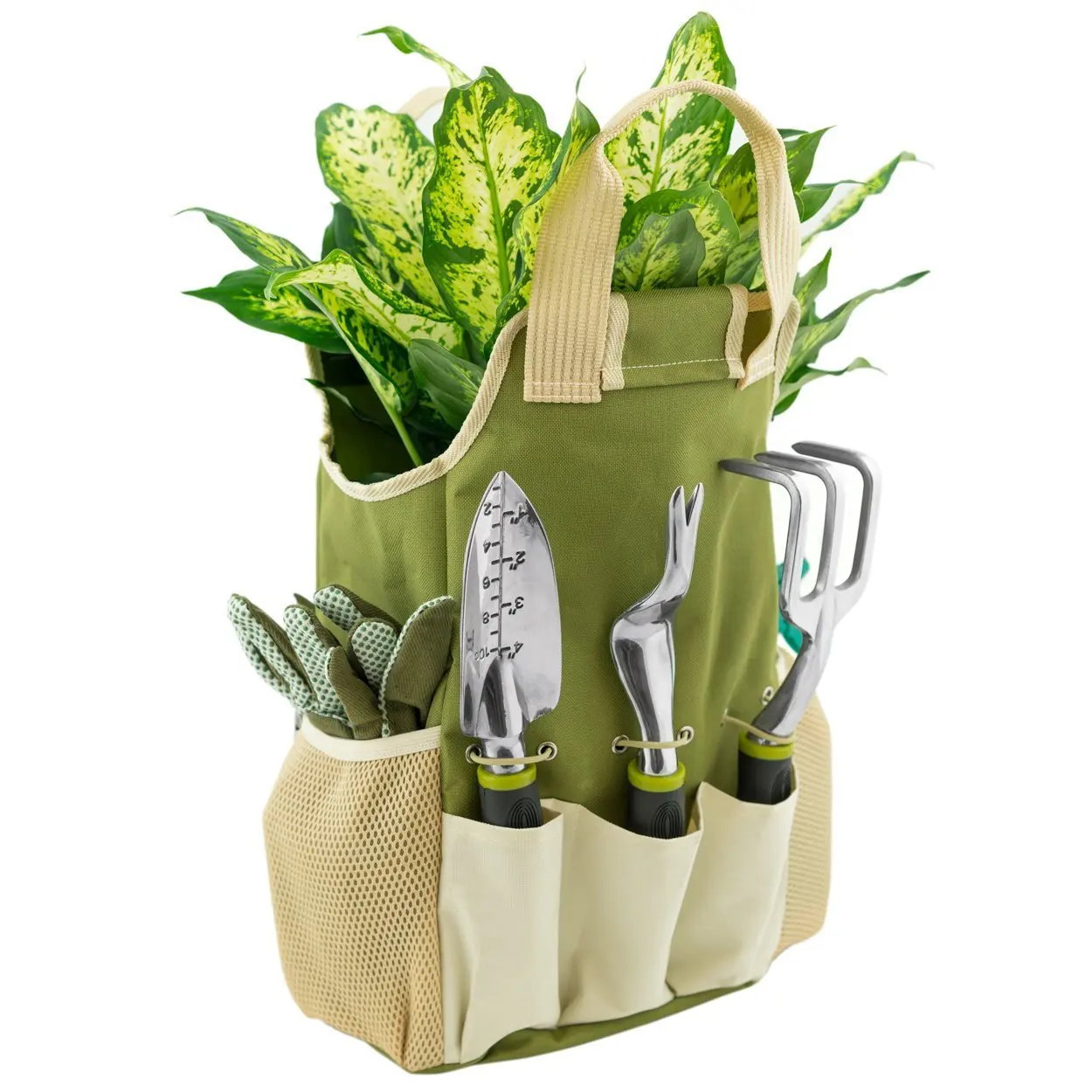 

Hot Selling Green Multi-functional Storgage Bag Hand Garden Tool Kit Garden Storage Bag Factory Wholesale Customizable