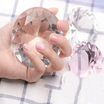 

Crystal Diamond Hand Model Ornament Manicure Jewelry Accessories Rhinestone Pink White Crystal Diamonds