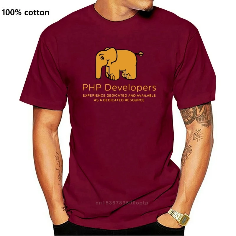 Desenvolvedores de php experiência dedicada e disponível como um geek de recursos dedicados deve ter 220gms impressão camiseta t