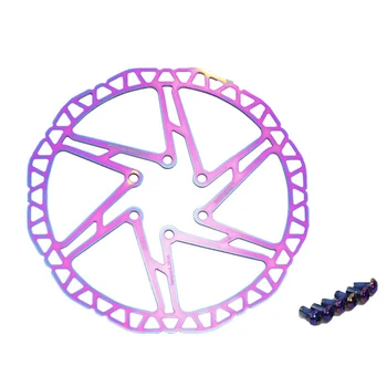 

140/160/180/203mm Brake rotor Titanium coating Cycling Spare Supplies Set