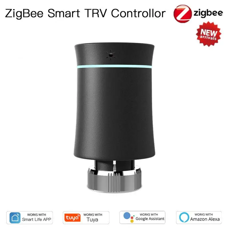 Умный привод радиатора Tuya ZigBee3.0 программируемый термостатический клапан