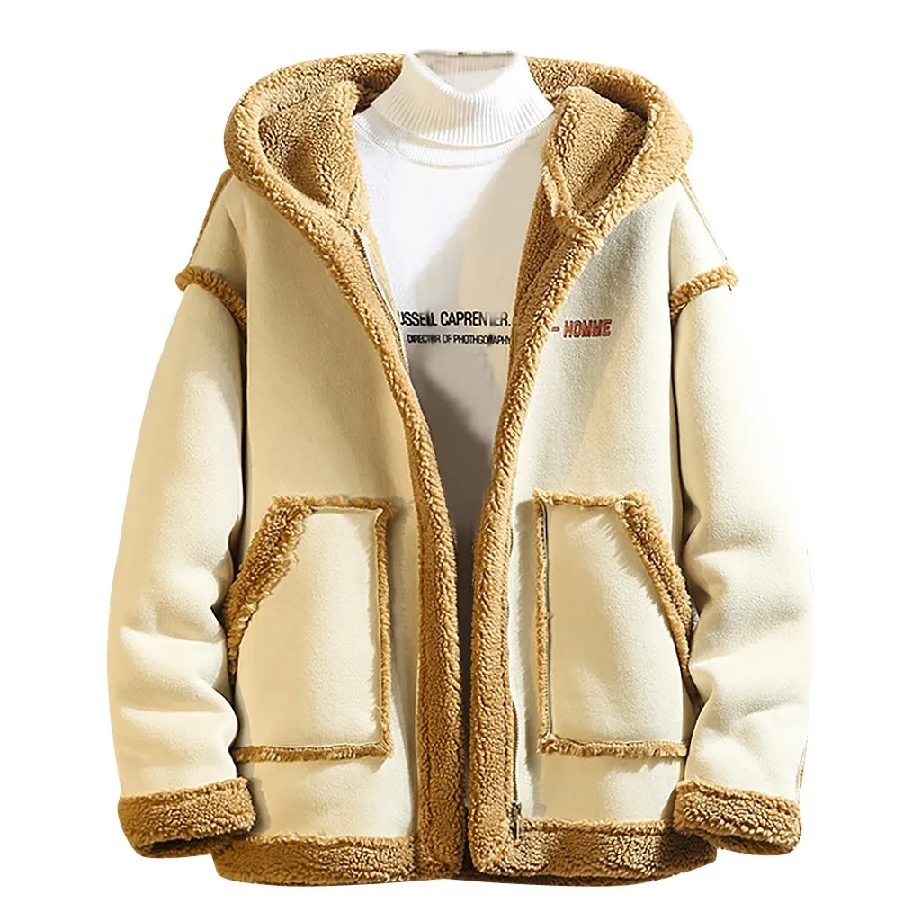 Abrigos mujer invierno chaqueta hombre зимнее пальто мужское осеннее однотонное флисовое повседневное модное пальто erkek mon