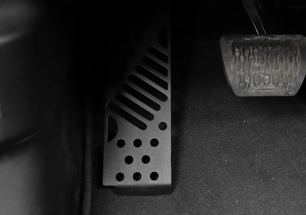 Автомобильные педали Sansour для Jeep Wrangler+ автомобильные тормозные газовые подножки, накладки для Jeep Wrangler JL, автомобильные аксессуары