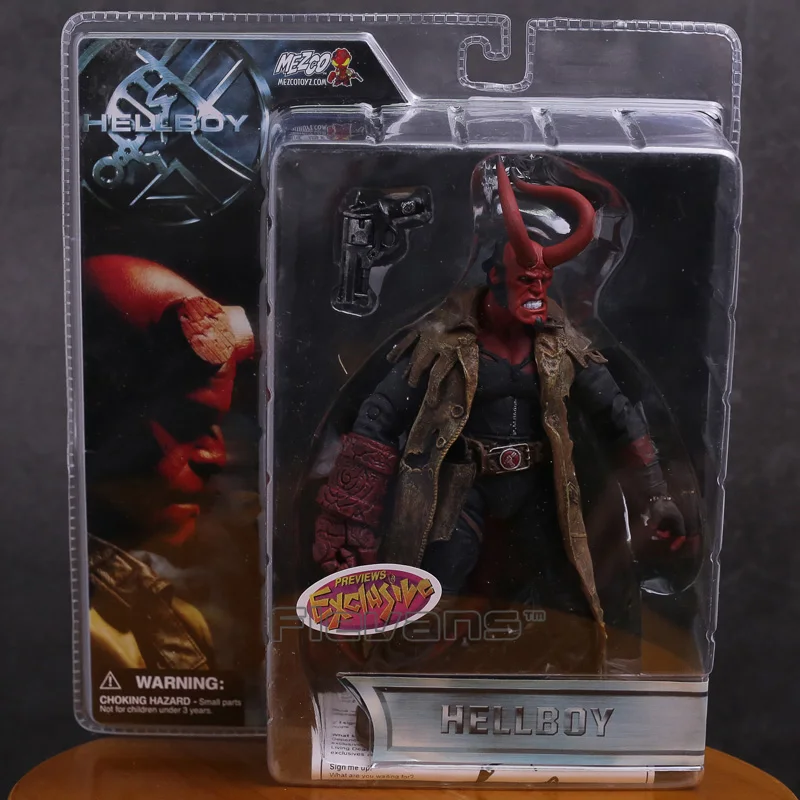 Экшн фигурка из ПВХ MEZCO Hellboy Коллекционная модель игрушки|Игровые фигурки и
