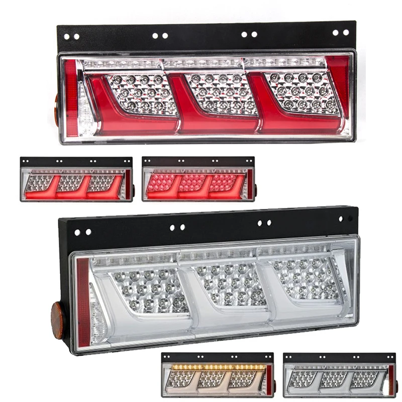 Waterproof Durable Truck LED Rear Tail Light Warning Lights Stop Brake Indicator Lamp Universal for Trailer Caravans | Автомобили и