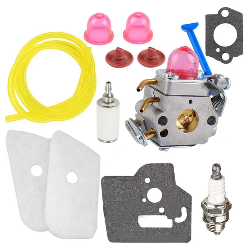 Carburetor Fuel Filter Line Kit for Husqvarna 124L 125L 125LD 128C 128CD 128L Trimmer 545081848 Outdoor Power Equipment Tool | Инструменты