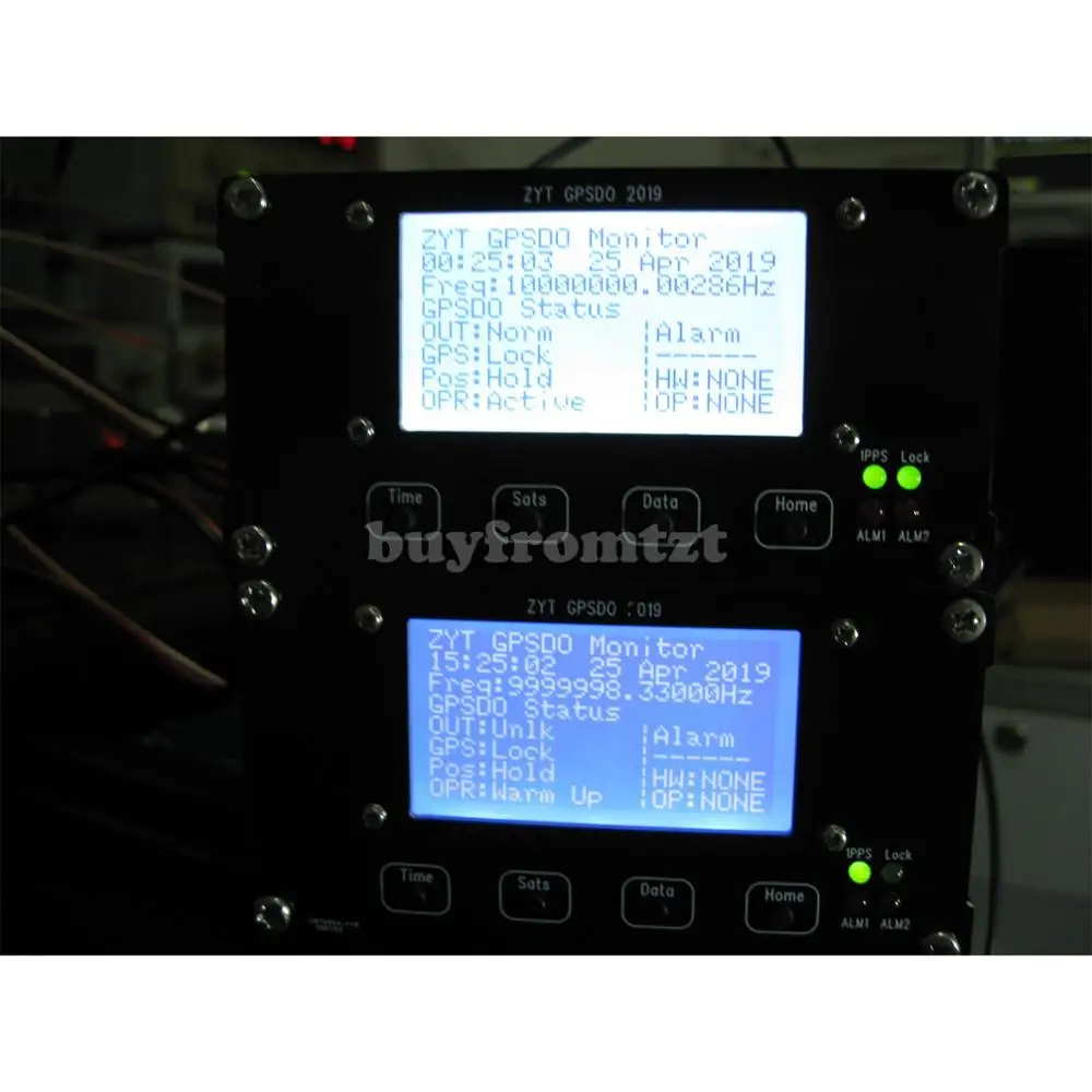 Gps часы gps disciplминированный осциллятор OCXO gps DO 10 МГц квадратная волна синусоида белый/синий экран+ UTC