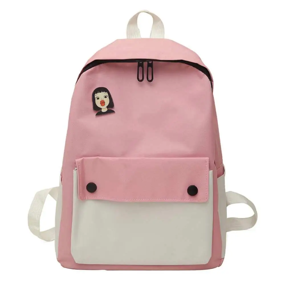 Женские и мужские школьные сумки, брезентовые рюкзаки для подростков, девочек и мальчиков, повседневные дорожные EXO сумки, Mochila, школьные сумки для книг, рюкзак для ноутбука - Цвет: Pink 01