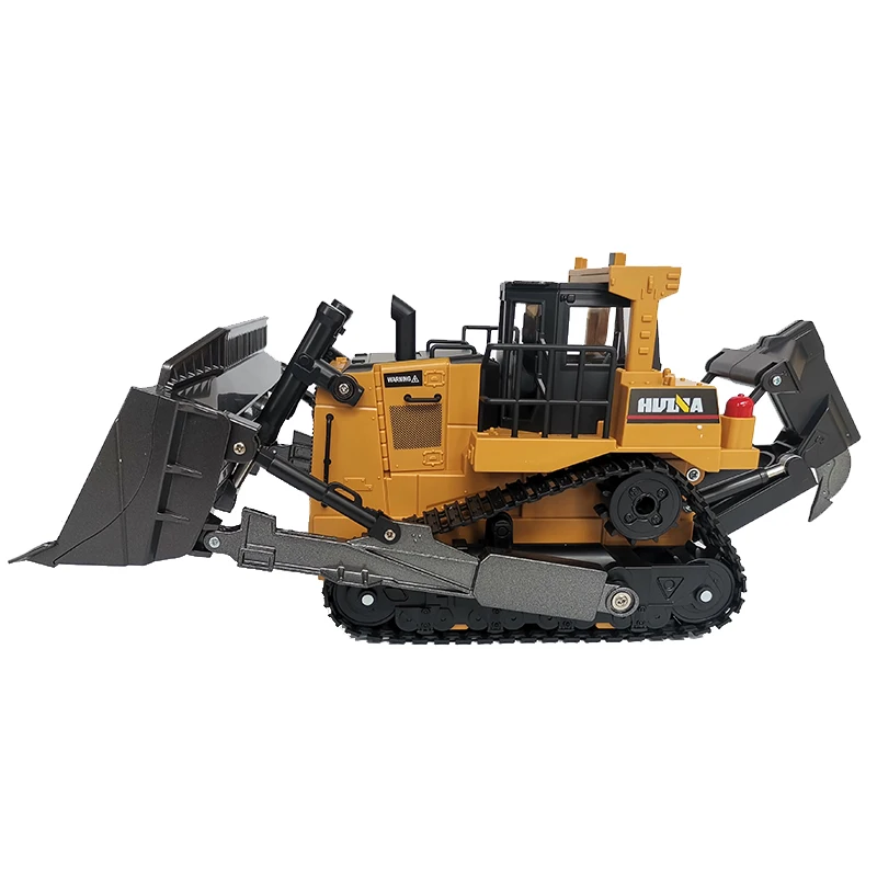 Huina Car Toy 1:16 RC Tractor Shovel Earthmover Heavy Bulldozer Tractor Truck Model Toys for Boys Kids Gift 2