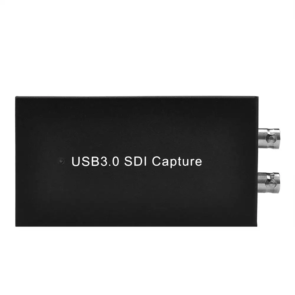 SDI Video Capture Card Recording Device Over USB 3.0 3G/HD/SD-SDI Signals Grabber Live Streaming Box 1080p 60Hz, SDI Loopout TV