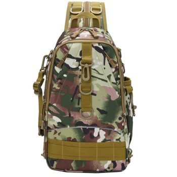 

Unisex Backpacks Casual Fishing Gear Storage Backpacks Print Chest Bag Water-resistant Bags