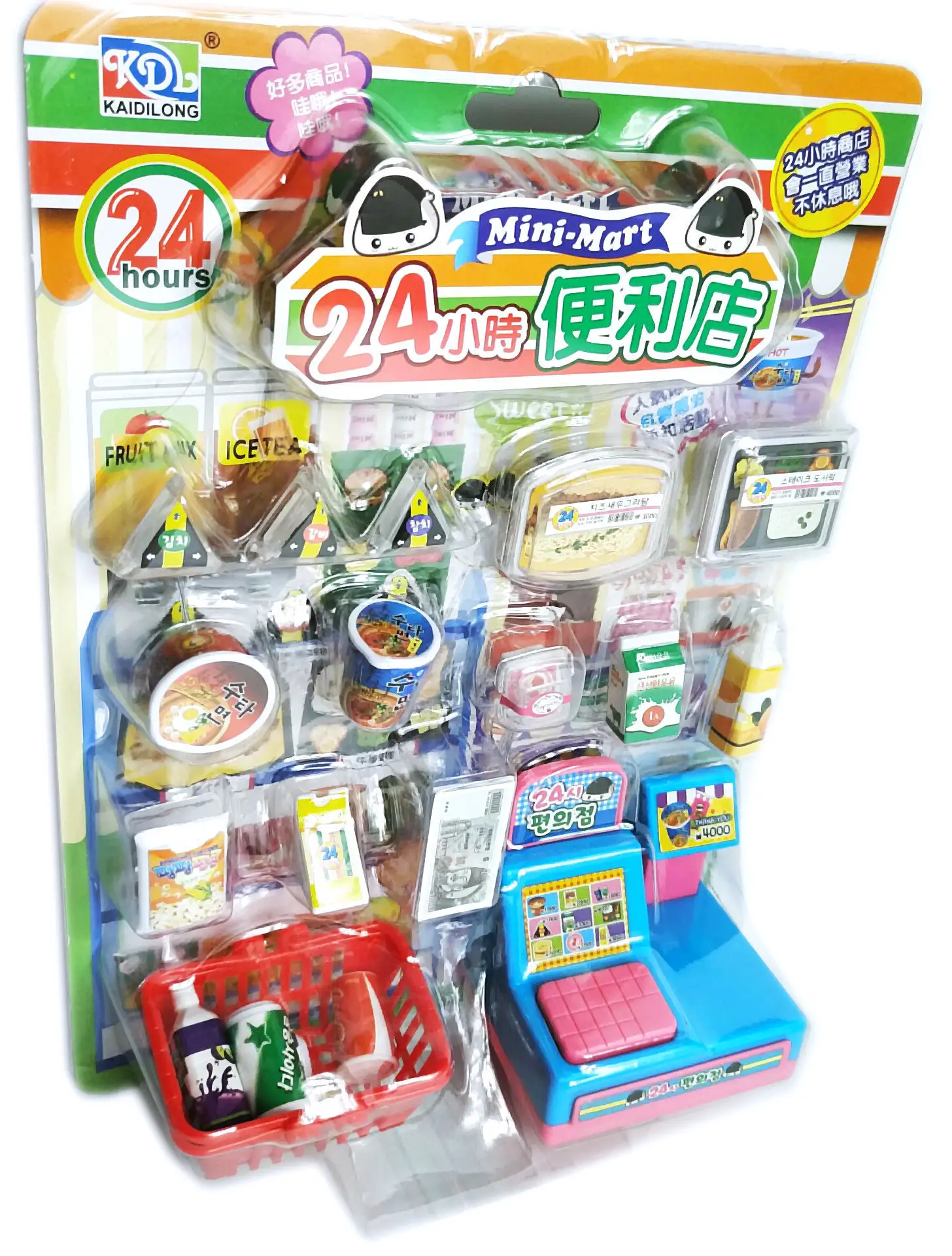 

24 Hours Convenience Store 808 Model Cashier Desk Parent And Child Game Play House Educational Toy CHILDREN'S Toy Mixed Batch