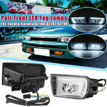 

Pair Fog Lamp Assembly Super Bright Fog Light For toyota Corolla AE100 AE101 1993 1994 1995 1996 1997 1998 1999 Led Fog Lights