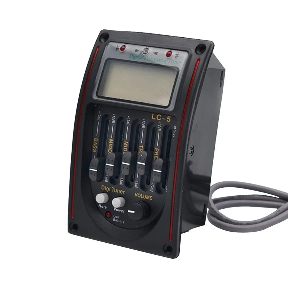 

Pickup Acoustic Guitar Pickup Lc-5 Electric Box Pickup 5 Segment Eq Equalizer Electric Box Pickup Segment