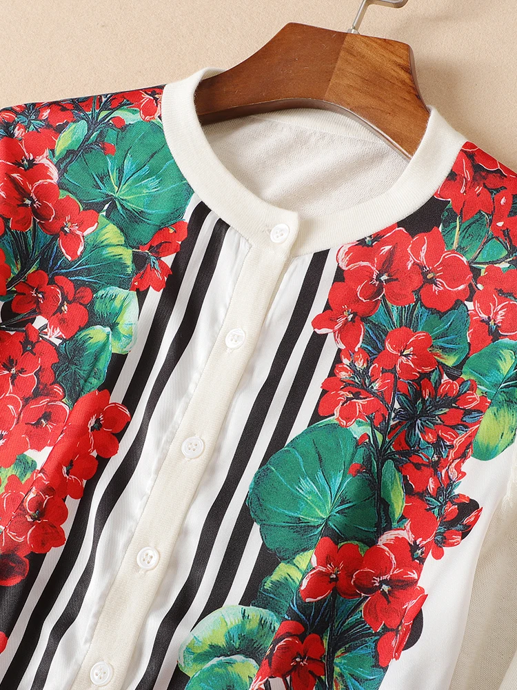 AH10865 Fashion women's Sweaters Runway Luxury famous Brand European Design party style women's Clothing
