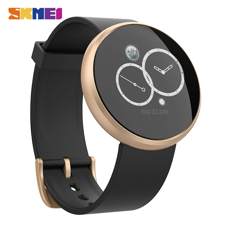 Gold SKMEI модные мужские часы мониторинг сердечного ритма сна IP68 Водонепроницаемые Мужские Цифровые Спортивные Наручные Часы Relogio Masculino B36M - Цвет: Gold