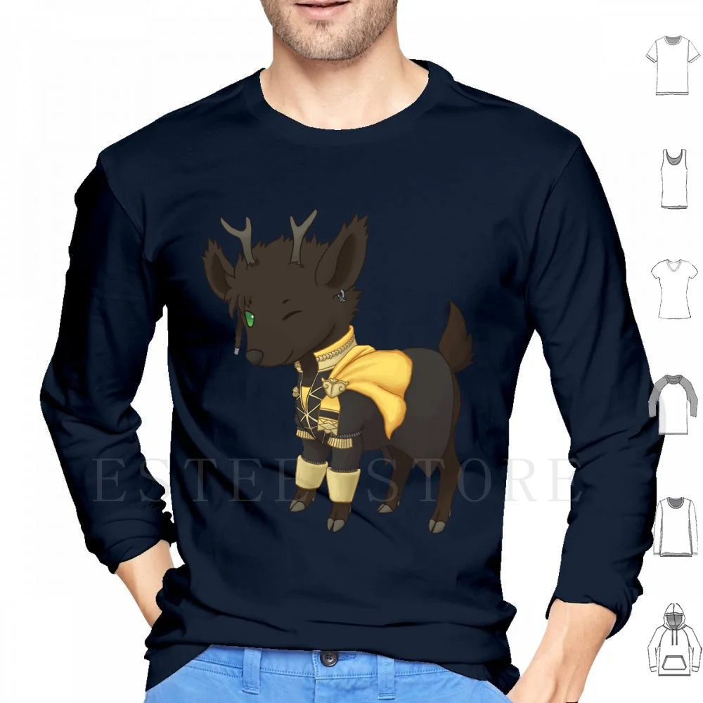 Felpe Con Cappuccio Scheming Deer Manica Lunga Golden Deer Fire Emblem Fire Emblem Tre Case Deer Claude Von Riegan Fe3H