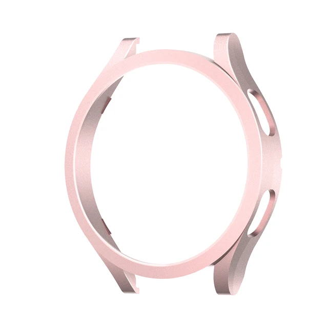 Watch Cover for Samsung Galaxy Watch4 40mm 44mm, PC Slim Matte Case Protective Bumper Shell for Galaxy Watch4 Accessories Rose Gold