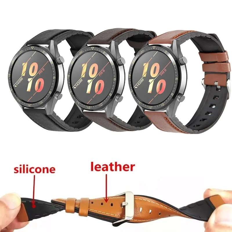 

20mm 22mm watch band for samsung galaxy watch 46mm 42mm Gear s3 Frontier active 2 amazfit gtr/gts bip huawei watch gt 2/2e strap