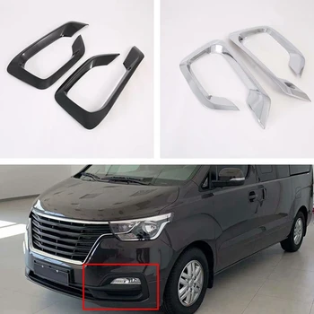 

for Hyundai Starex H-1 2PCS ABS Car Front Headlight Fog Lamp Cover Trim Car Styling Accessories