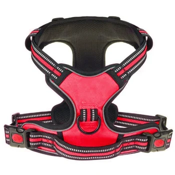 

Dog Harness New Traction Reflective Breathable Adjustable Pet Harness Walking Dog SuppliesDog Vest Patch Outdoor Product