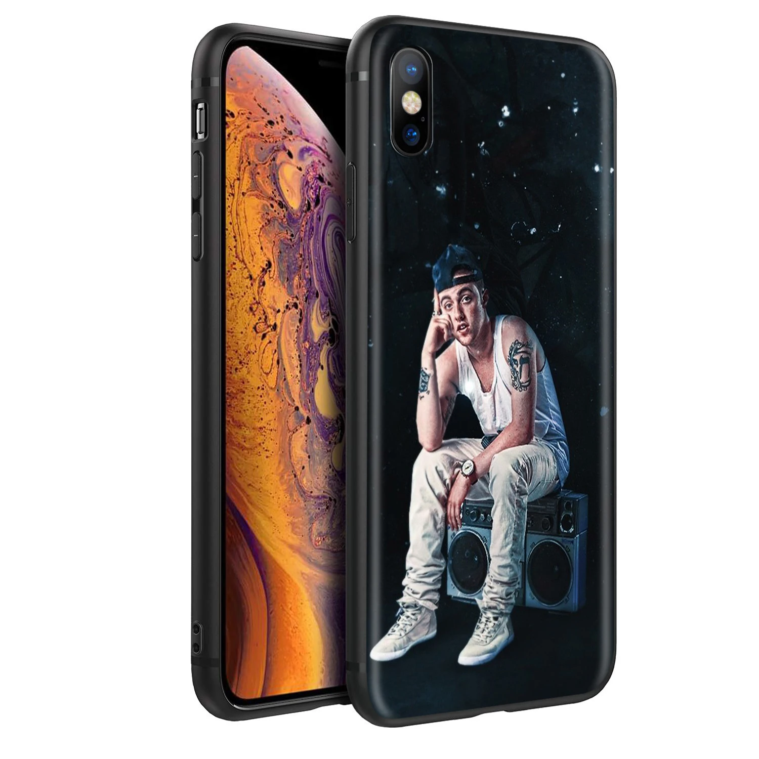 Силиконовый мягкий чехол YIMAOC MGK для iPhone 12 Mini 11 Pro XS Max XR X 8 7 6 6S Plus 5 5S SE|Бамперы| |