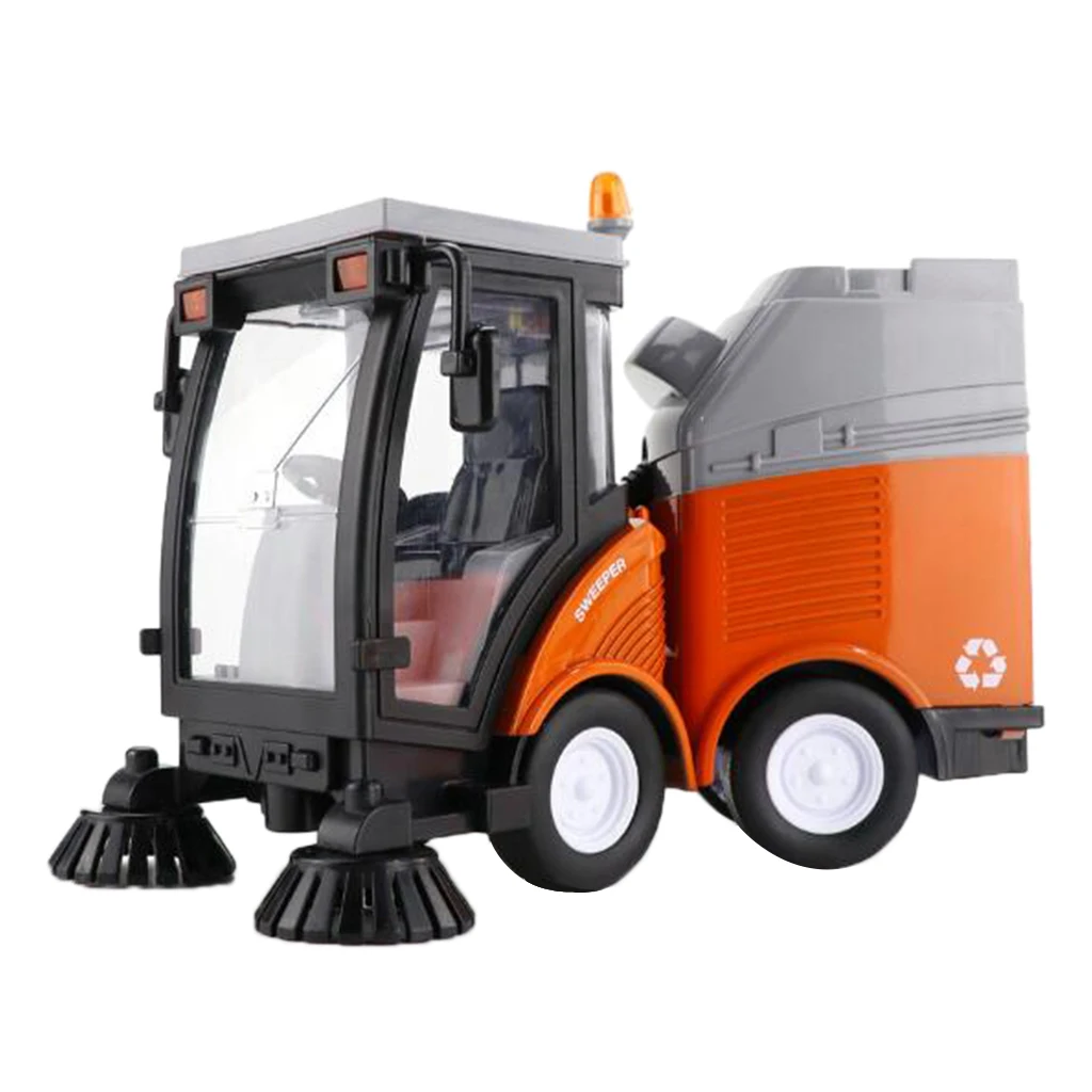 

1:16 Road Sweeper Diecast Toy Simulated Inertial Sweeper Vehicle Model Gifts