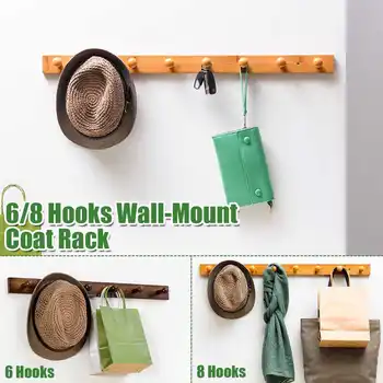 

Rack Hooks 2 Size Modern Nordic Style Wooden Wall mounted Shelving Hook Storage Rack Home Decorative Hook Key Hook Coat Rack