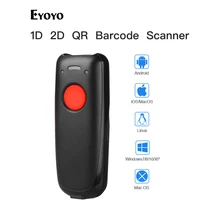 Eyoyo EY-004A мини 2D беспроводной сканер штрих-кода Bluetooth& 2,4 ГГц беспроводное и проводное соединение для планшетных ПК CCD считыватель штрих-кода