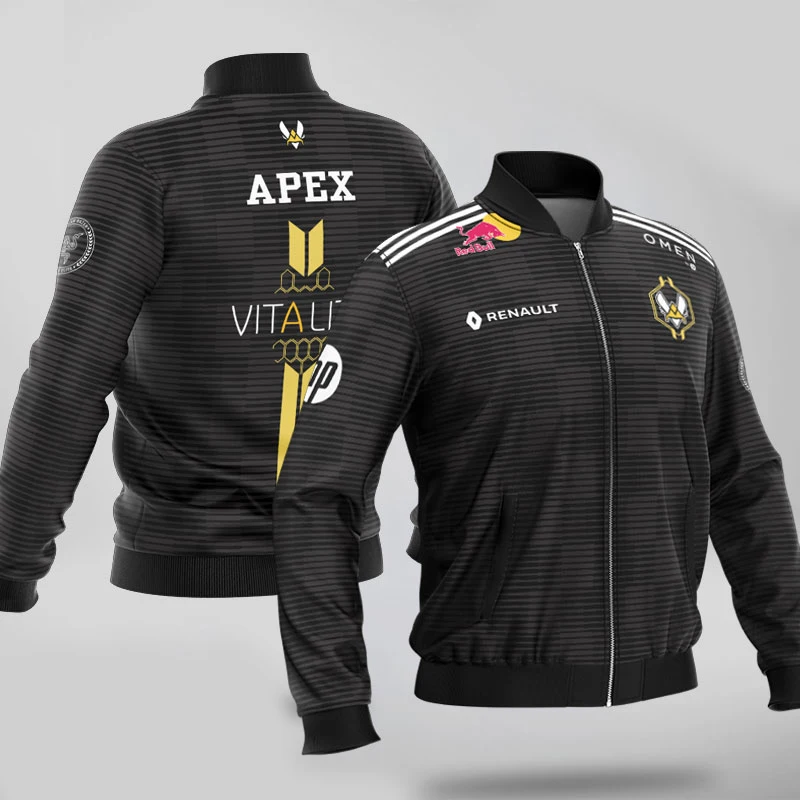 Высокое качество Vitality Трикотажные Индивидуальные Имя толстовки для мужчин ZYW00 APEX Рокки с длинным рукавом Уличная пот Homme Толстовка - Цвет: APEX