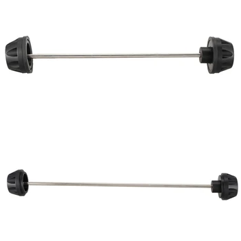 

1 Pcs Motorcycle Front Axle Fork Crash Sliders Wheel & 1 Pcs Motorcycle Rear Wheel Fork Axle Slider Protection