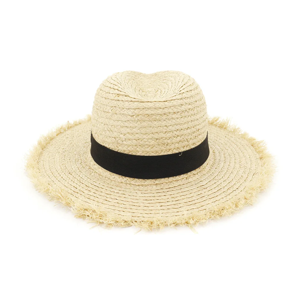 Custom Sun Hat For Women's Summer Hat Personalized Customize Embroidery Text Name Logo Straw Hat Beach Hat Female Caps HA80